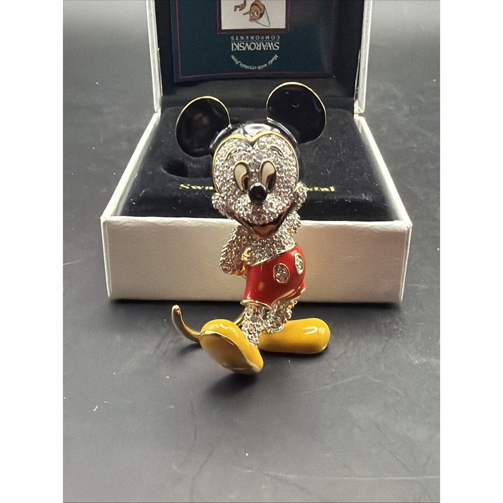 Arribas Bros Swarovski Crystal Mickey Mouse Limited Edition Jeweled Figurine